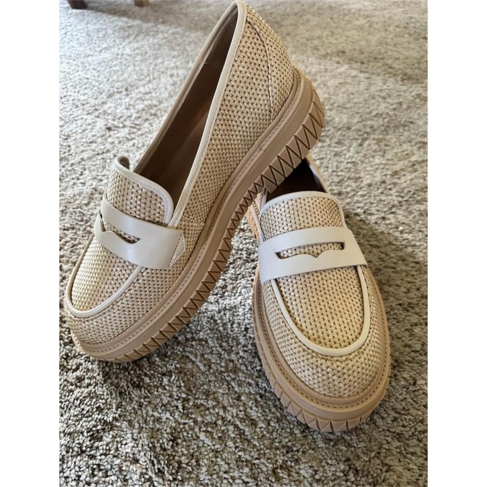 Schultz Viola Weekend Woven Platform Loafers
